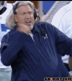 GIF: Dallas Cowboys defensive coordinator Rob Ryan is pumped ...