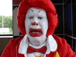 sad ronald mcdonald GIF by McDonald's CZ/SK's CZ/SK