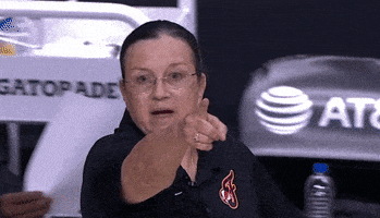 Serious Get Out GIF by Indiana Fever