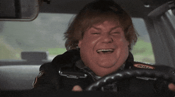 Scared Chris Farley GIF Scared Chris Farley GIF