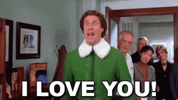 I Love You Elf GIF by MOODMAN I Love You Elf GIF by MOODMAN