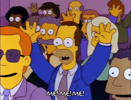Excited Season 3 GIF by The Simpsons Excited Season 3 GIF by The Simpsons