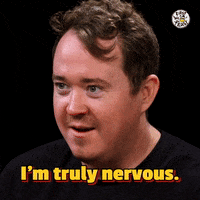 Nervous Hot Ones GIF by First We Feast Nervous Hot Ones GIF by First We Feast