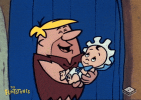 babysitting fred flintstone GIF babysitting fred flintstone GIF