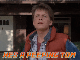Michael J Fox Creep GIF by Back to the Future Trilogy