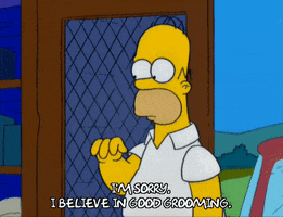 grooming homer simpson GIF grooming homer simpson GIF