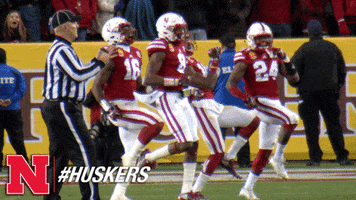 Happy College Sports GIF by Huskers Happy College Sports GIF by Huskers