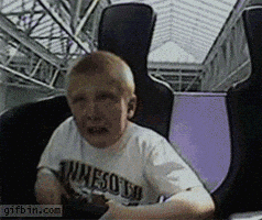 Scared Roller Coaster GIF Scared Roller Coaster GIF