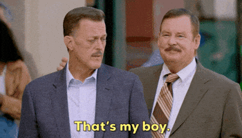 Proud Billy Gardell GIF by CBS Proud Billy Gardell GIF by CBS