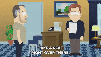Chris Hansen Take A Seat GIF by South Park Chris Hansen Take A Seat GIF by South Park